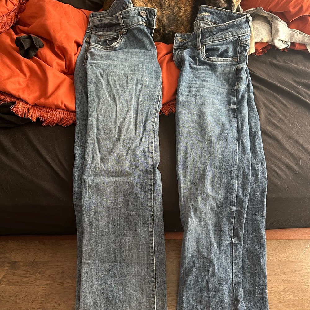 2 pairs of Wrangler Jeans